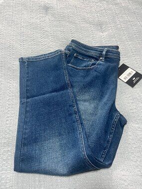 Under 5'10 Straight Fit Stretch Jeans Medium Wash Mens Size 32/26